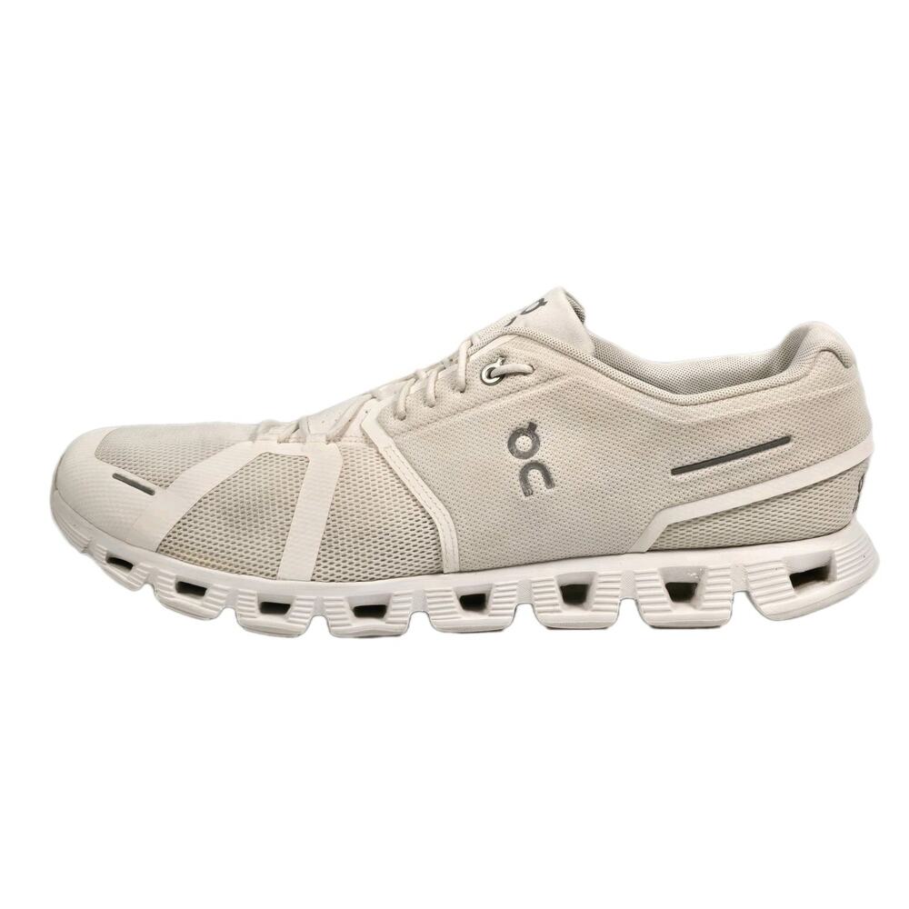 On Cloud 5 All White Sneakers Performance Shoes 59-98918 Men's Size 14